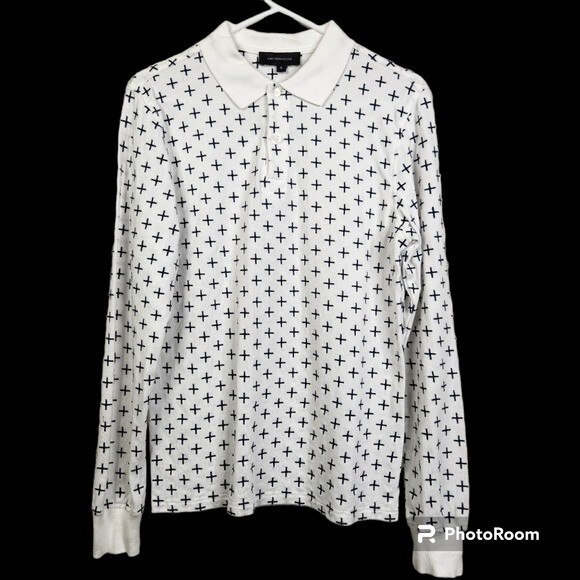 Kris Van Assche Mens Long Sleeve Polo Size Small - Picture 1 of 11